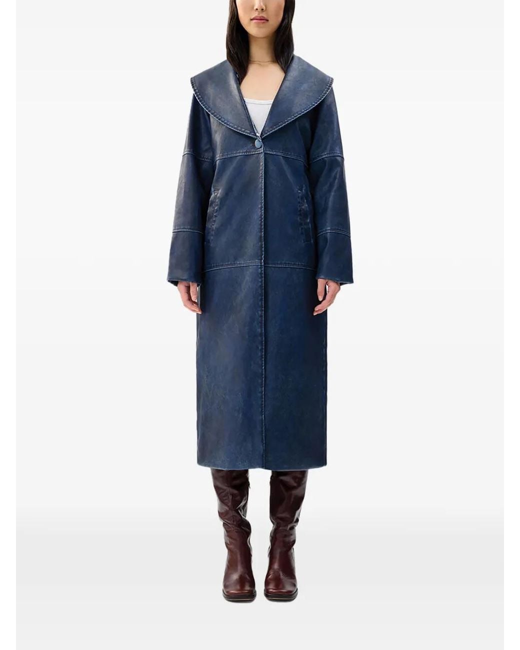 Unreal Fur Blue Imagination Coat