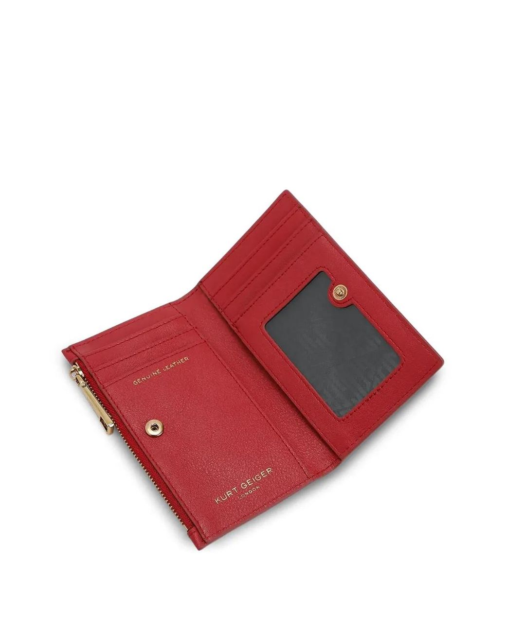 Kurt Geiger Red Crystal-Embellished Wallet