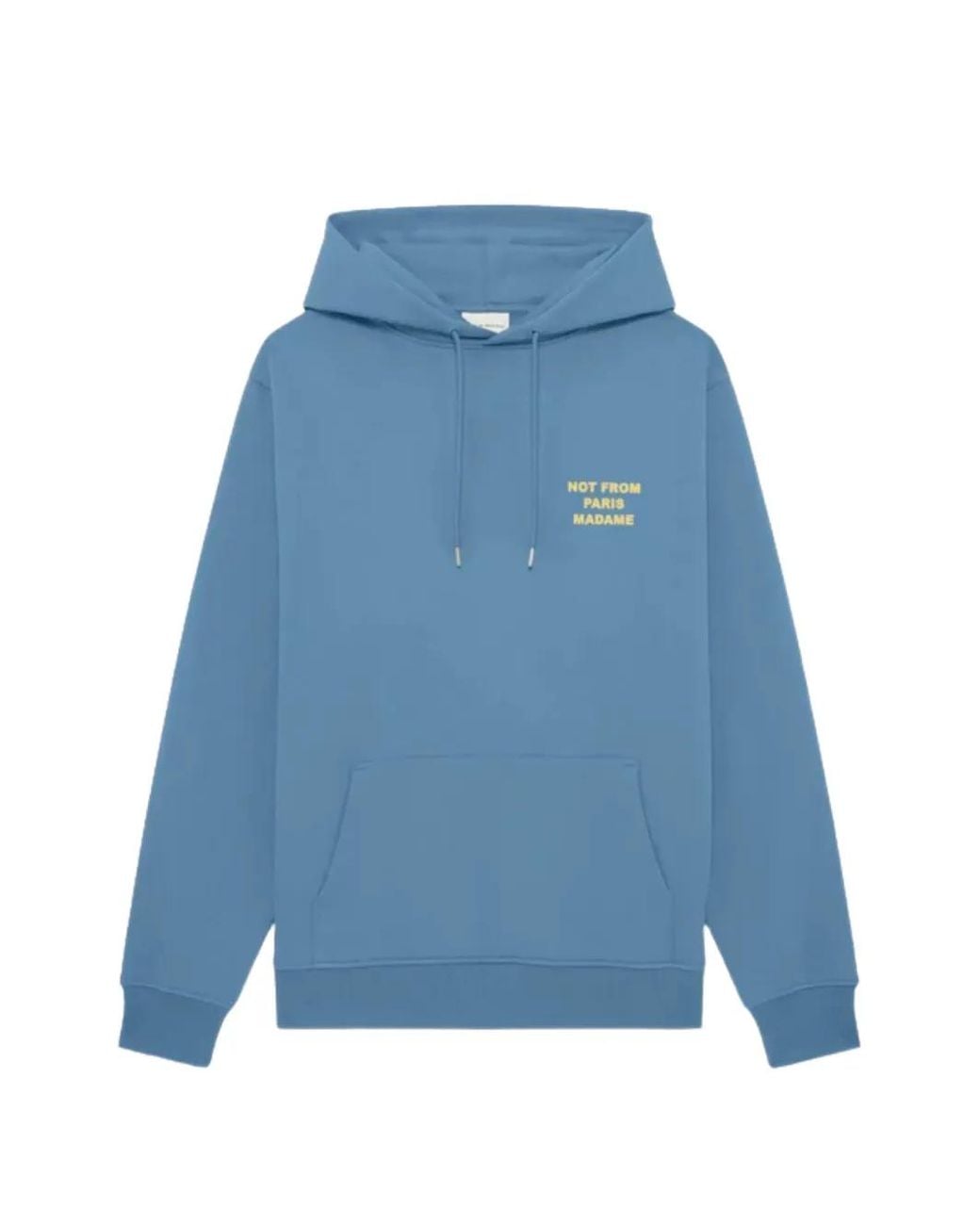 Drole de Monsieur Blue Slogan Hoodie for men