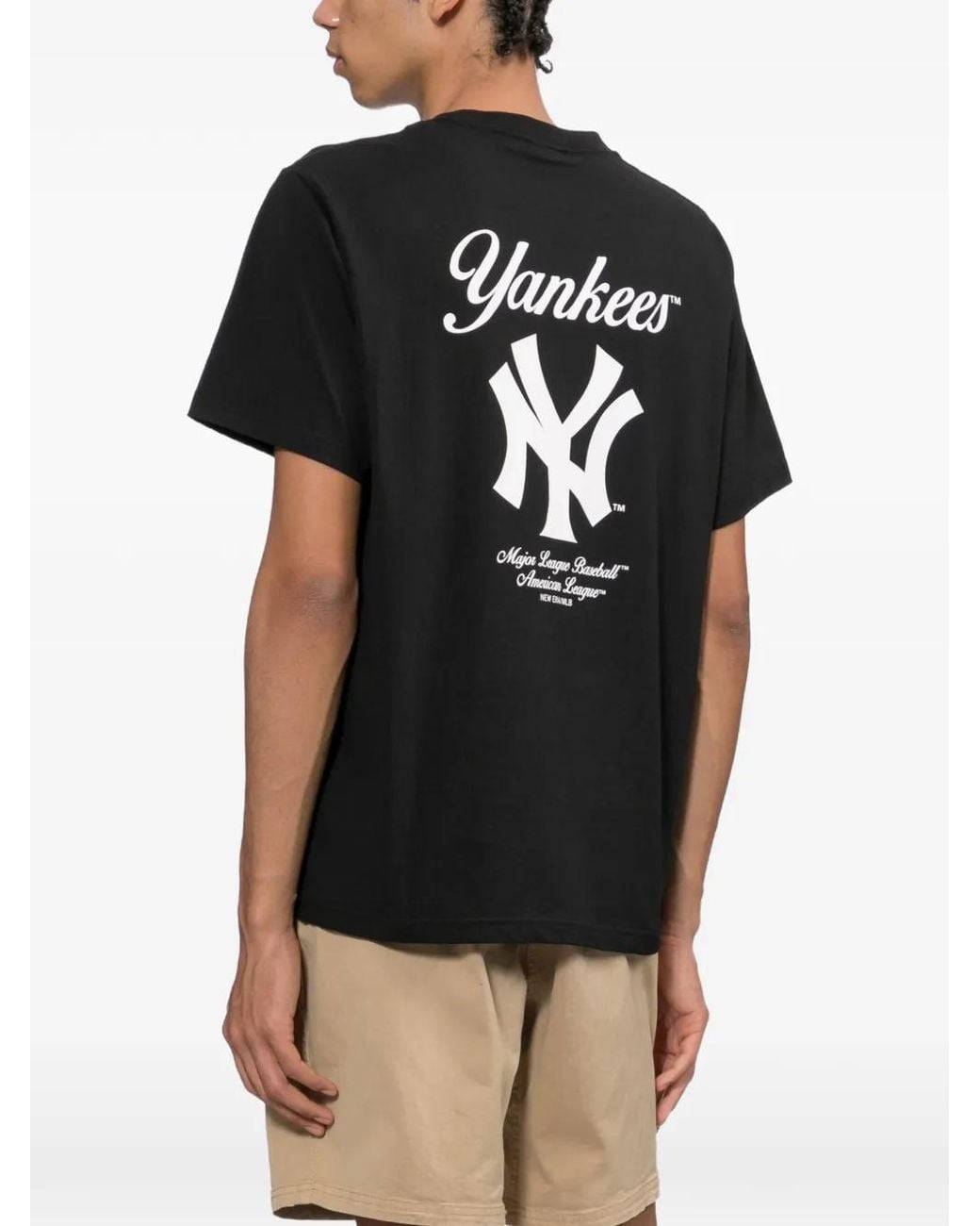 KTZ Black New York Yankees T-Shirt for men