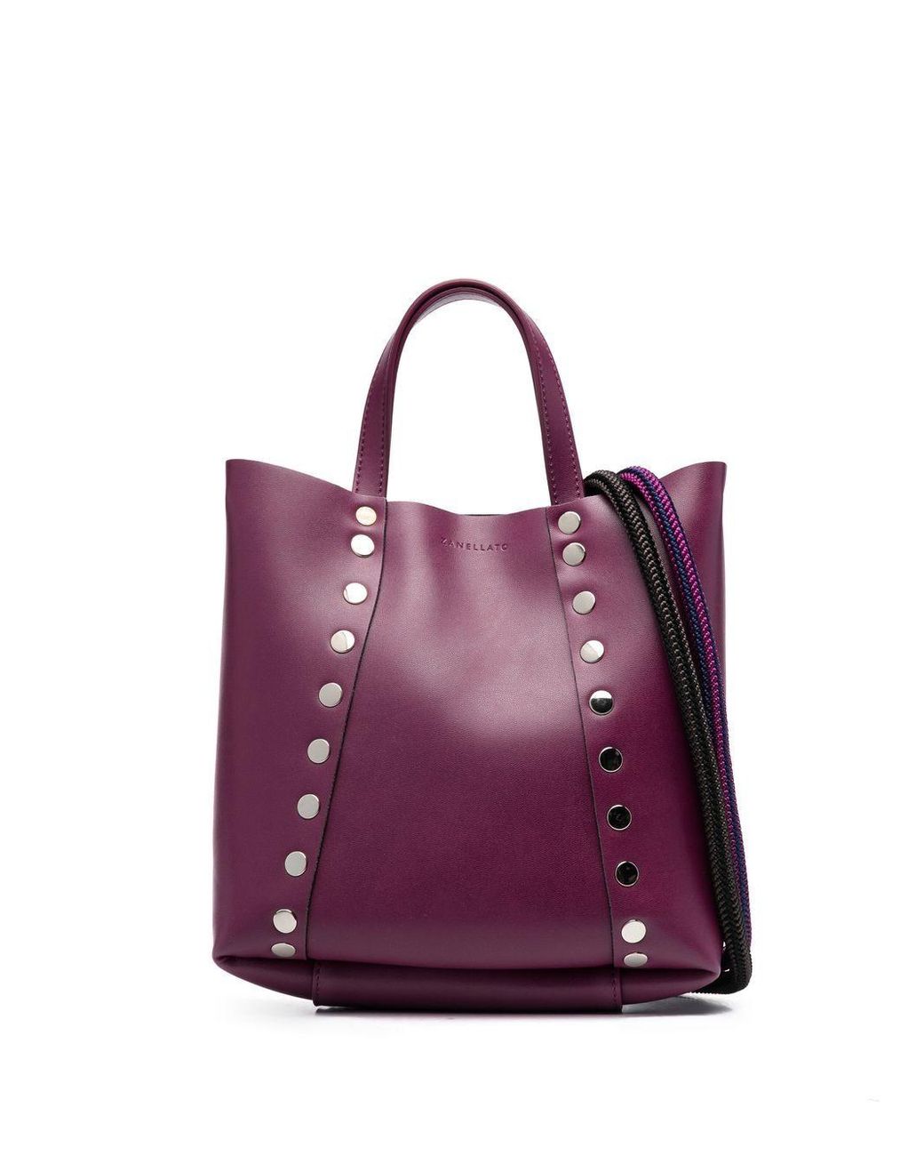 Petit sac à main Moretta à détails de clous Zanellato en coloris Violet |  Lyst