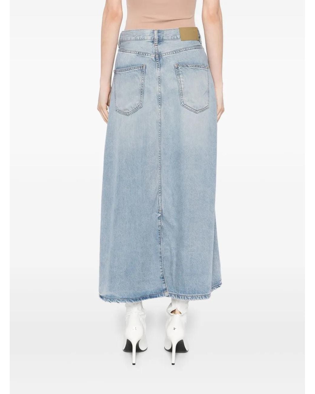 JNBY Blue Panelled Skirt