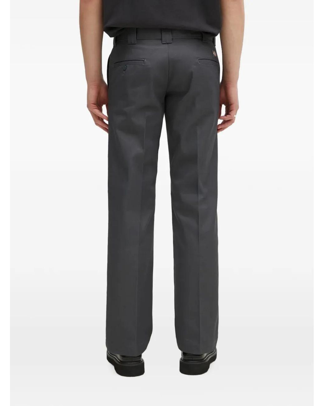 Dickies Black Straight-Leg Logo-Patch Trousers for men