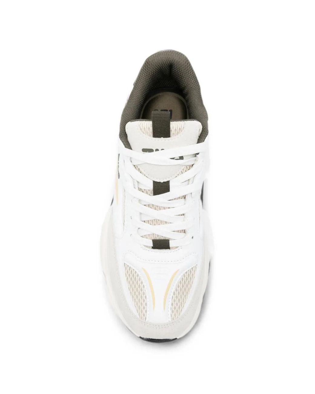 Fila White Recade Logo-Print Sneakers for men