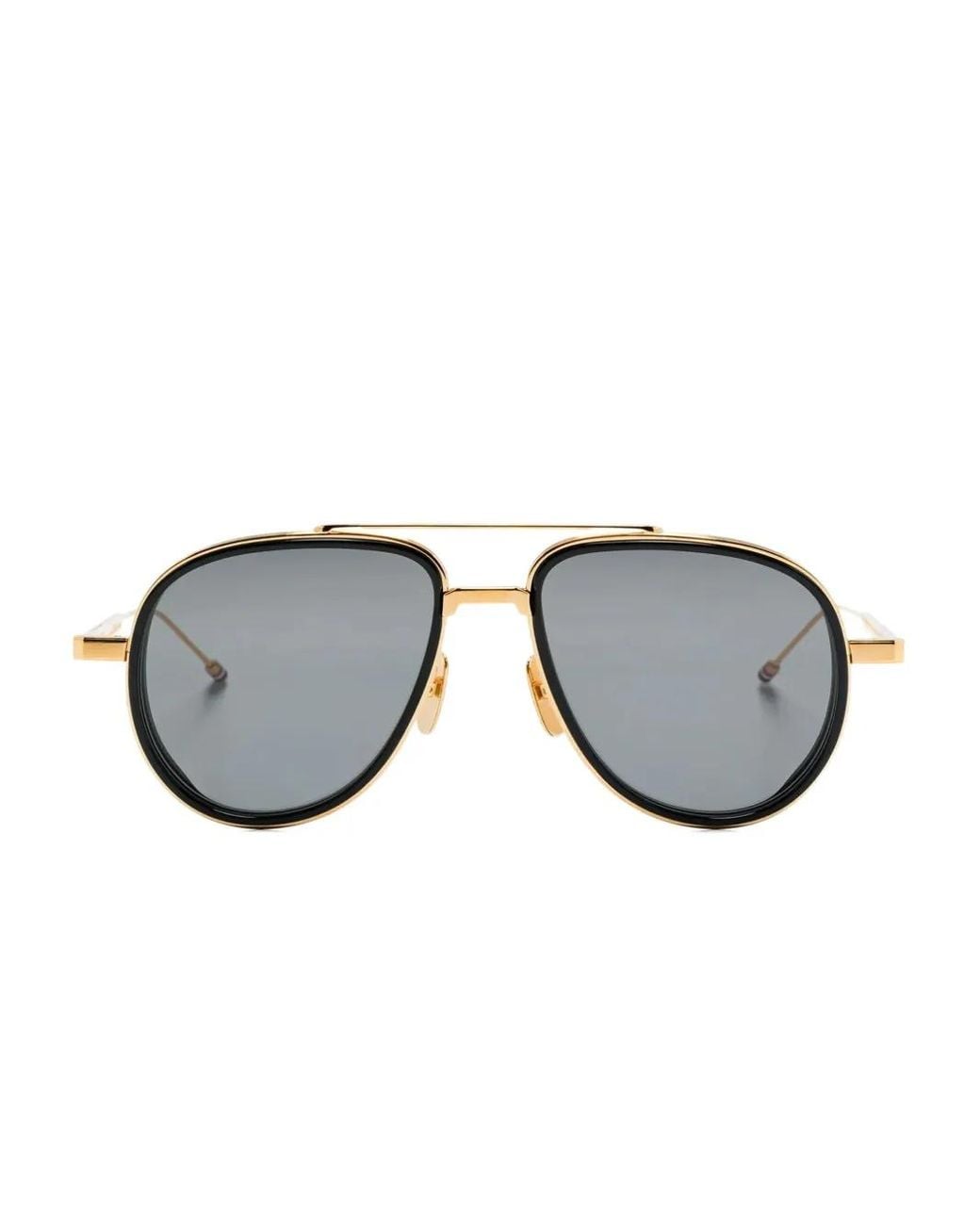 Thom Browne Gray Acetate And Titanium Sunglasses
