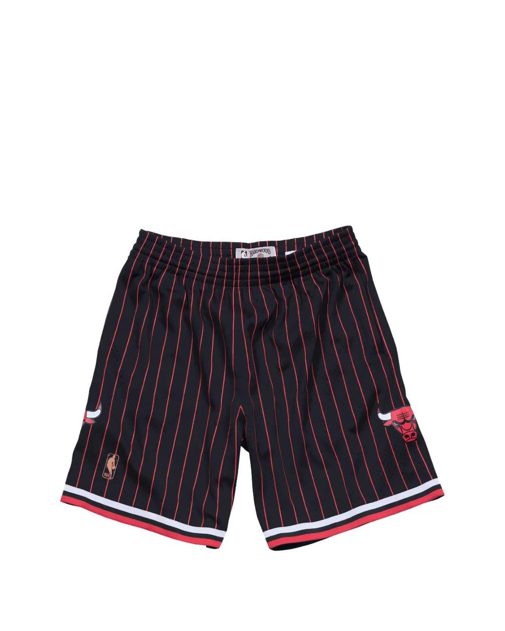Mitchell & Ness Blue Striped Logo Shorts for men