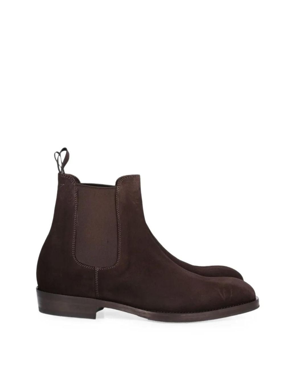 Al Duca D'aosta Brown Suede Chelsea Boots for men