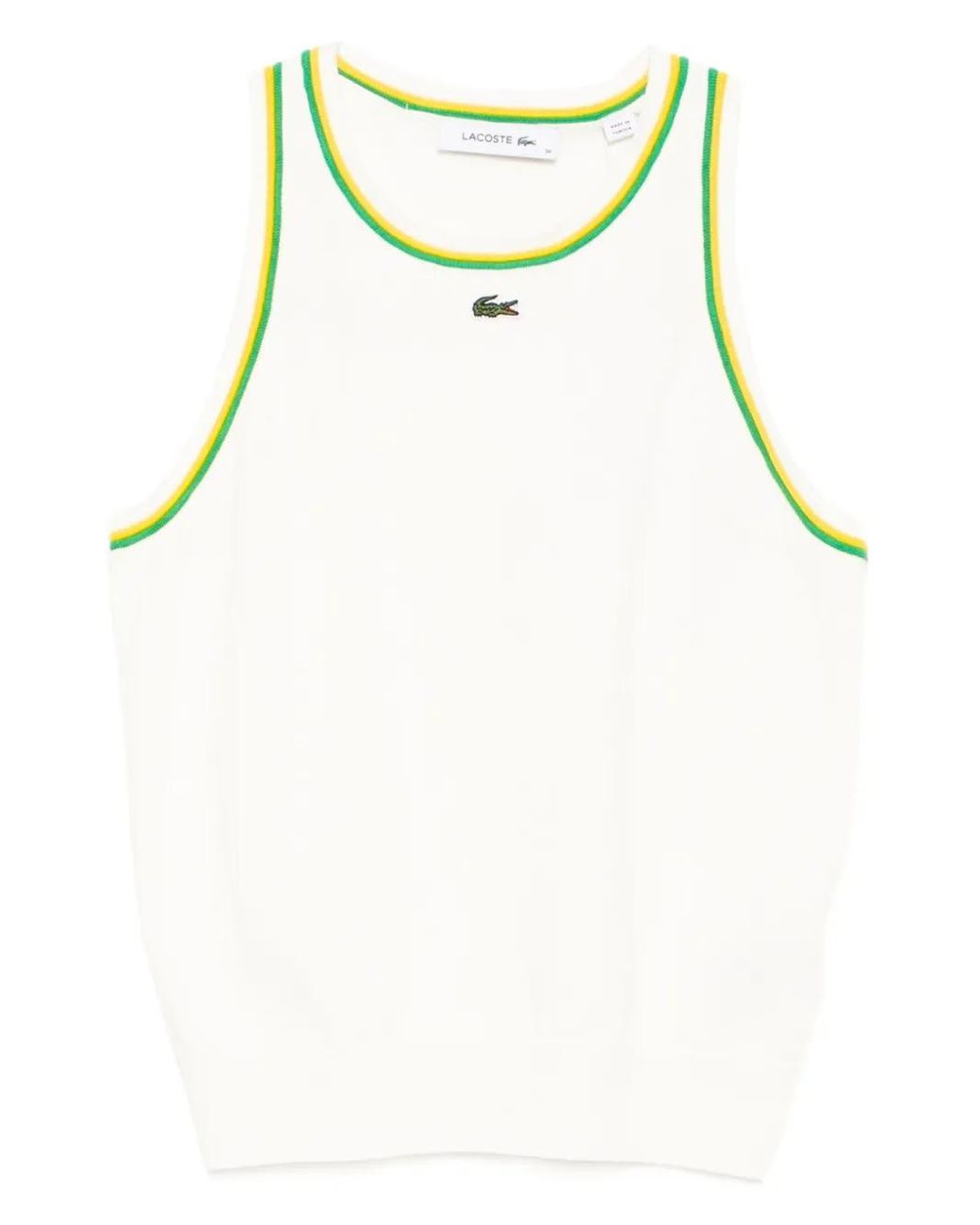 Lacoste Black Jersey Tank Top