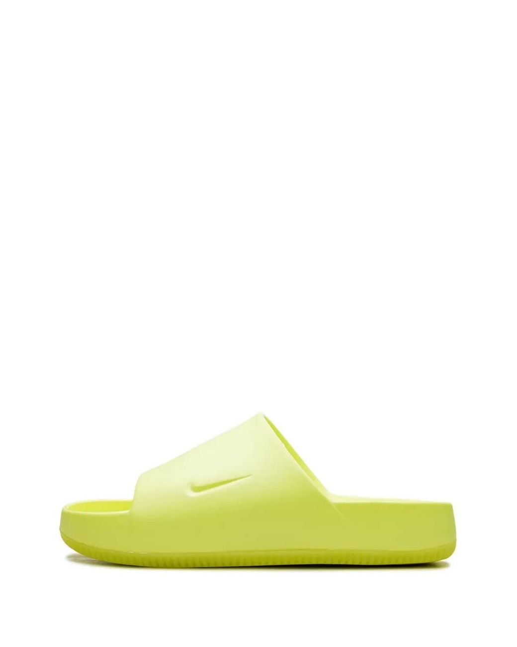Nike Yellow Calm Slides for men