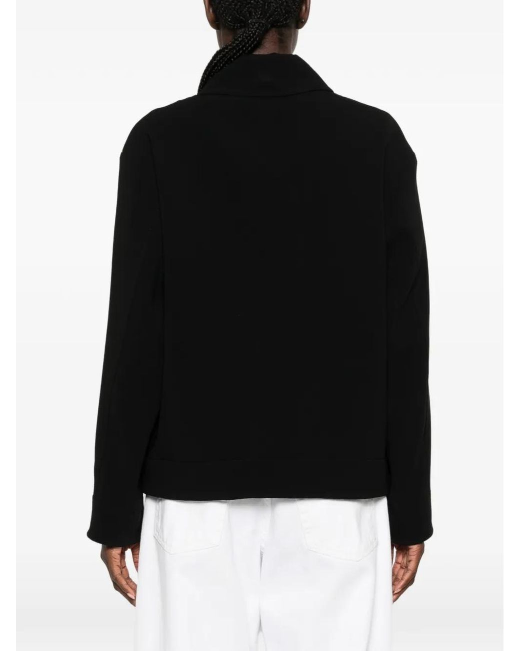 Giacca Con Tasca E Zip di Max Mara in Black