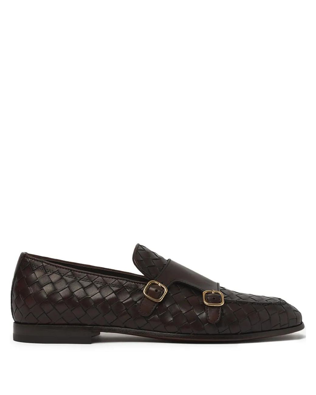 Scarosso Black Leather Loafers for men