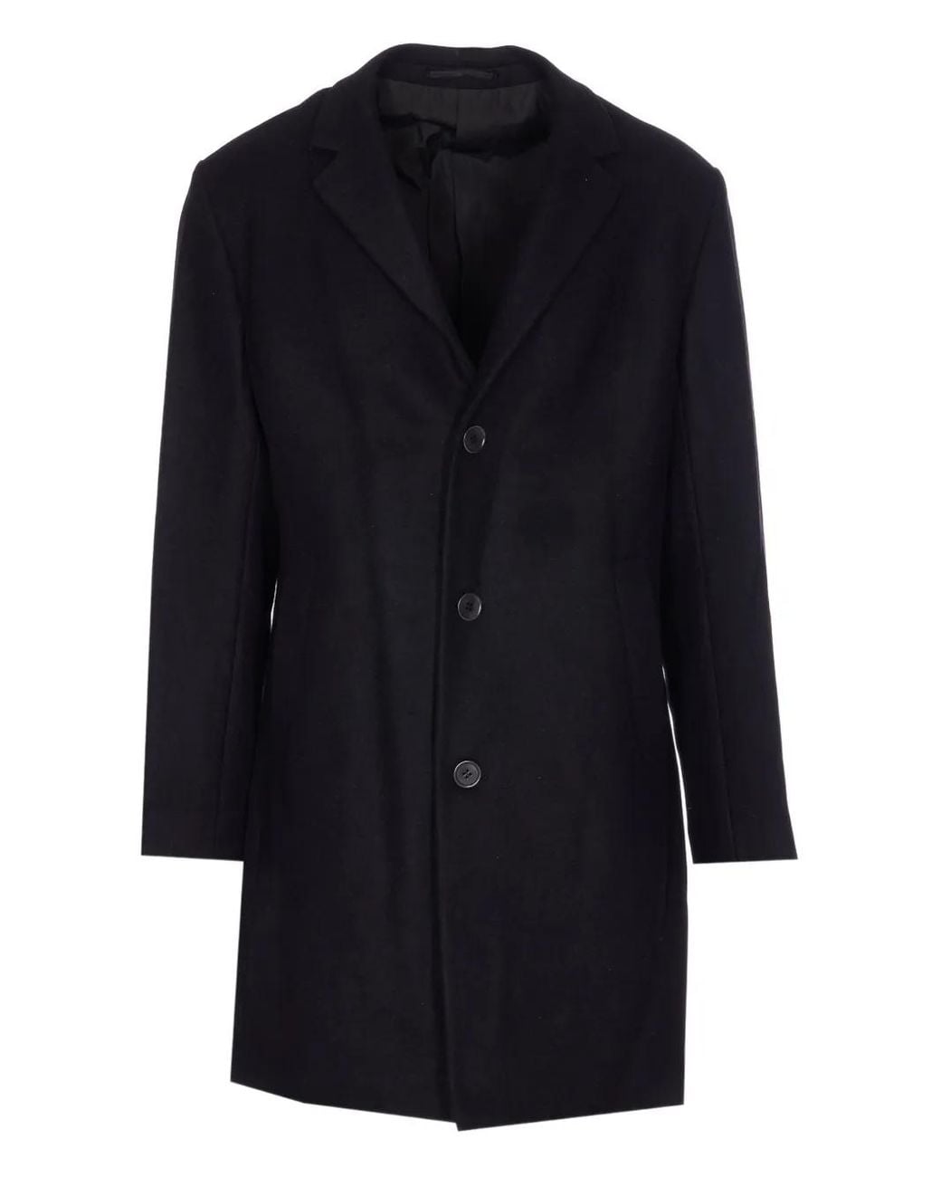 NN07 Blue Austin Button-Closure Coat for men