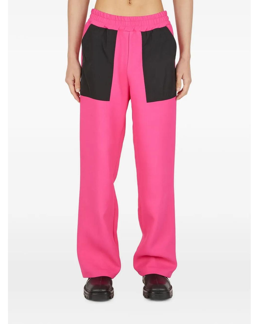 (DI)VISION Pink Patch-Pocket Trousers
