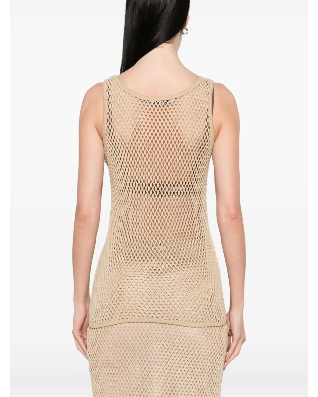 Top di Prada in Natural