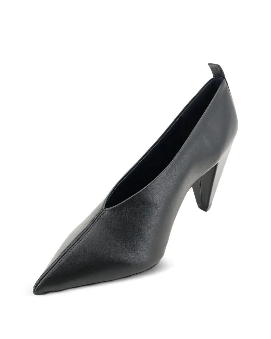 Loewe Black Origami Cubic Pumps