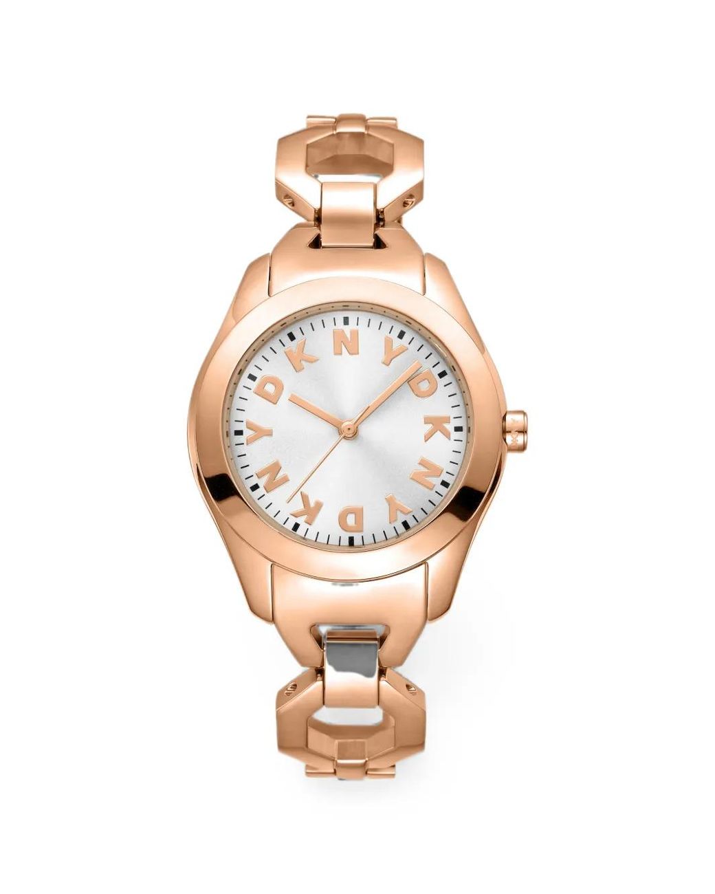 DKNY Metallic Montre À Boîtier Rond Mm