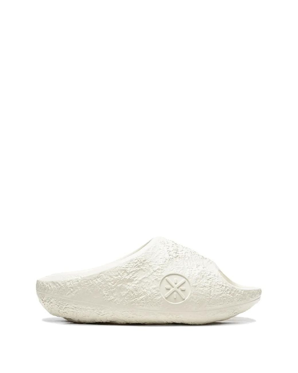 Li-ning White Lunar Rock Lite Textured Slides for men