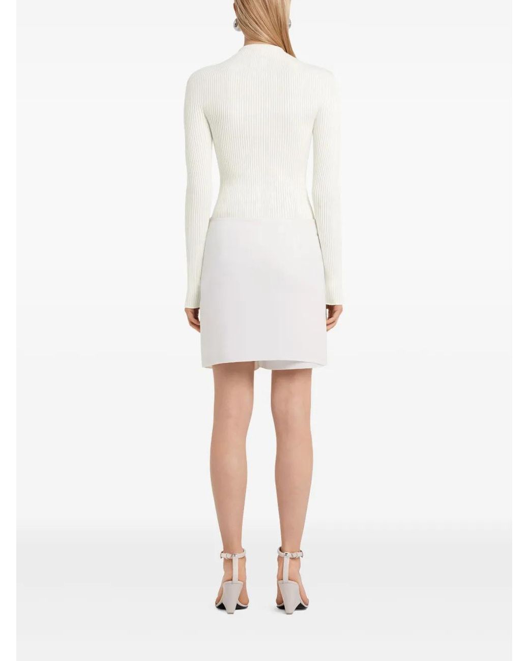 Courreges White Solar Pullover