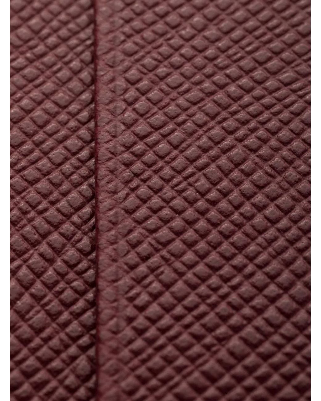 Prada Purple Saffiano-Leather Card Holder