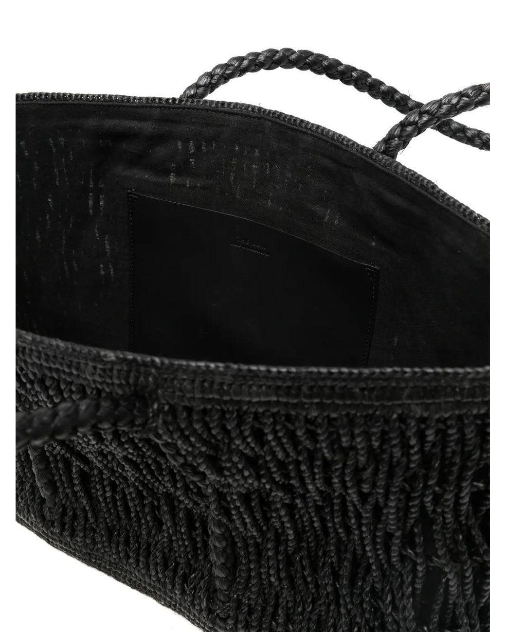 The Row Black Georgica Tote Bag
