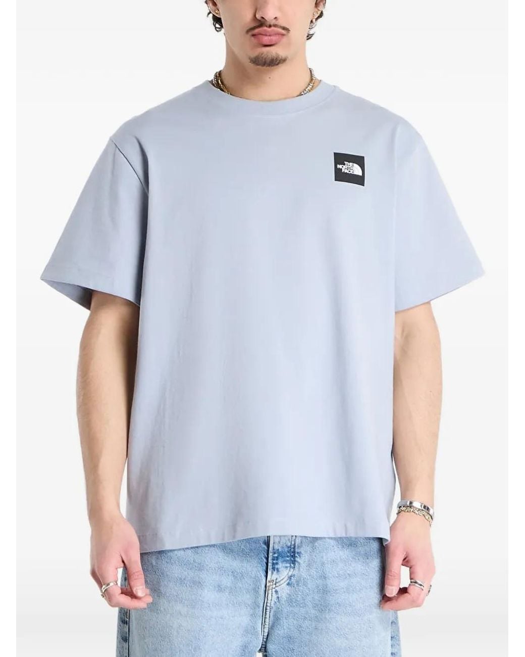 The North Face Blue Photo Graphic T-Shirt for men
