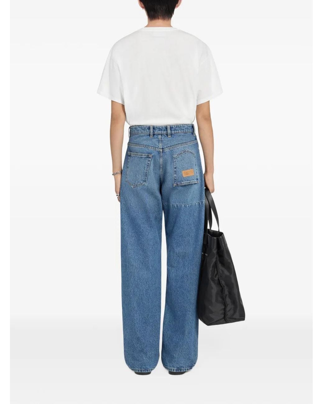 MM6 by Maison Margiela Blue Cotton Denim Jeans for men