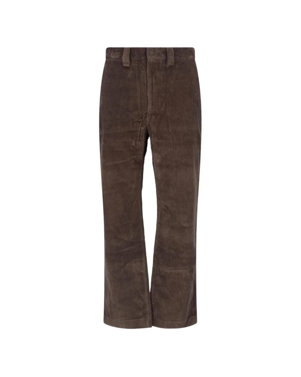 BERNER KUHL Brown Night Dyed Corduroy Trousers for men