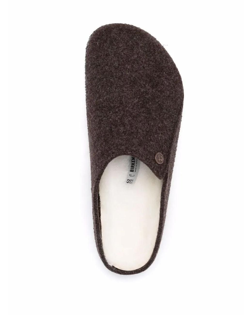 Birkenstock Brown Felted Closed-Toe Mules for men