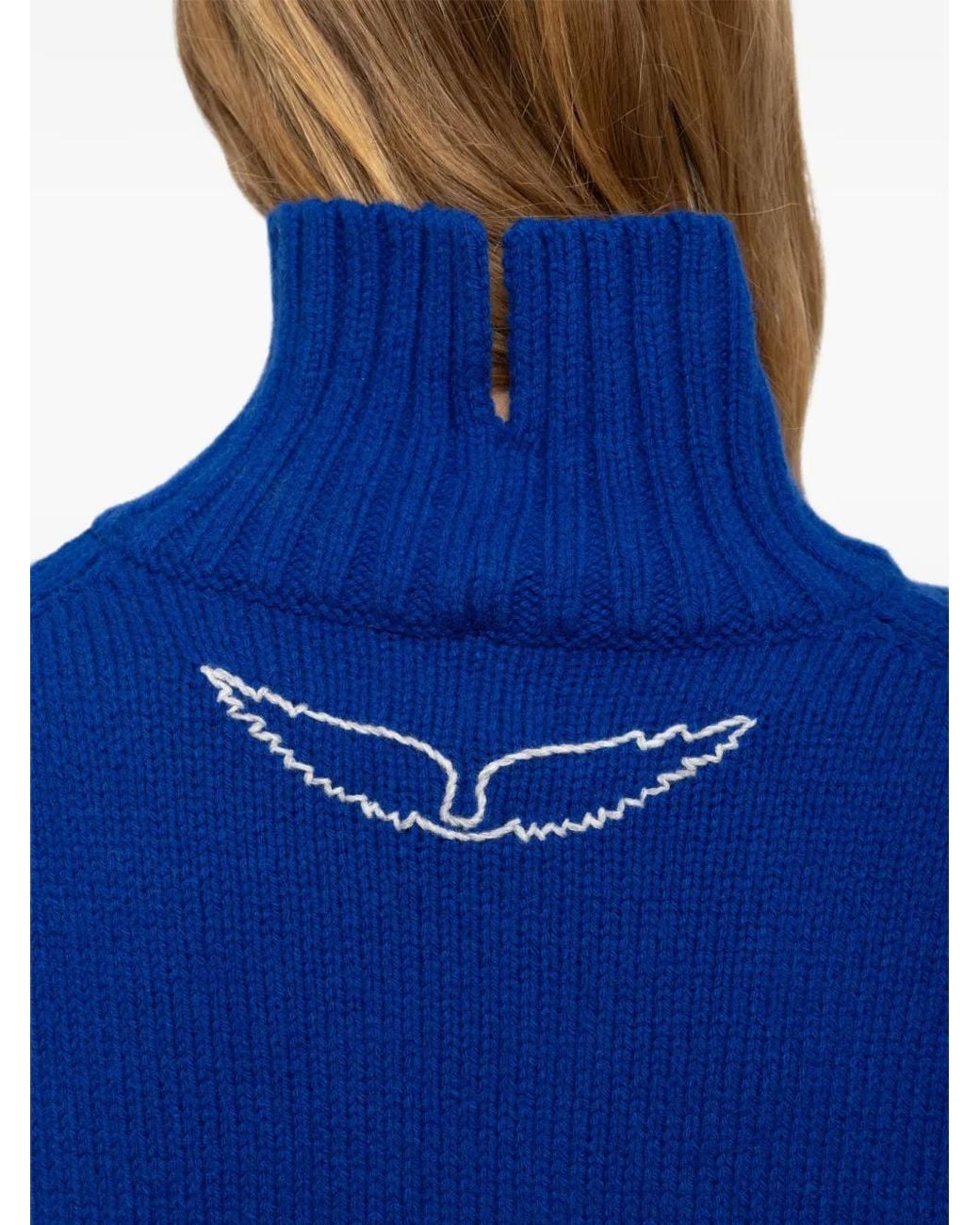 Zadig & Voltaire Blue Bleeza Sweater