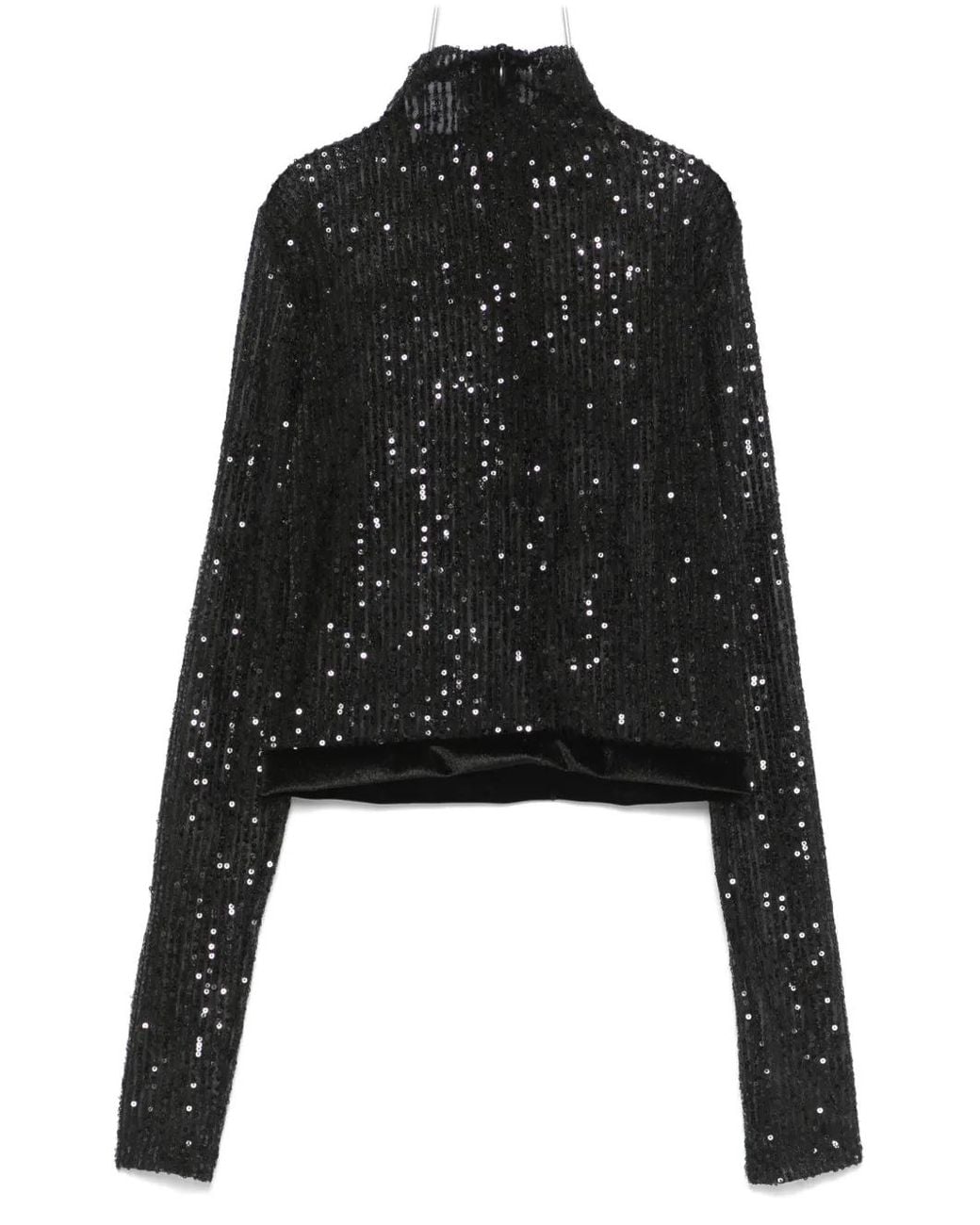 Atu Body Couture Black Sequinned Blouse