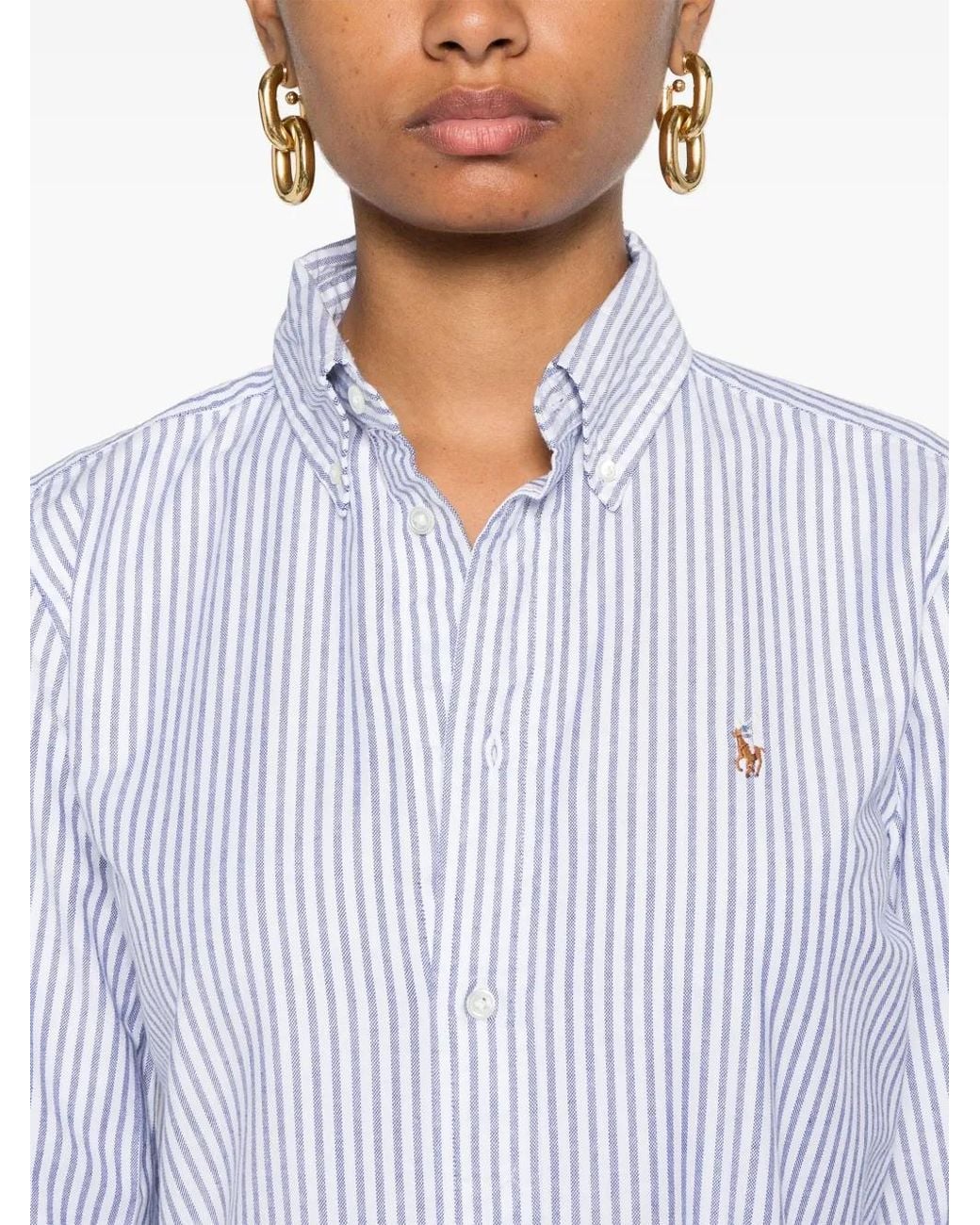 Polo Ralph Lauren White Polo Pony-Embroidered Shirt