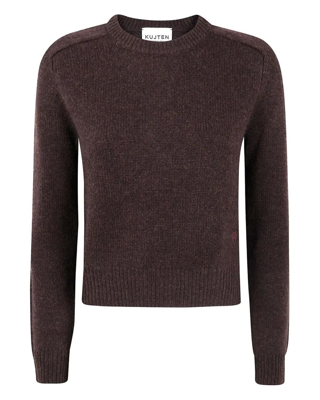 Pull À Col Rond Kujten en coloris Brown