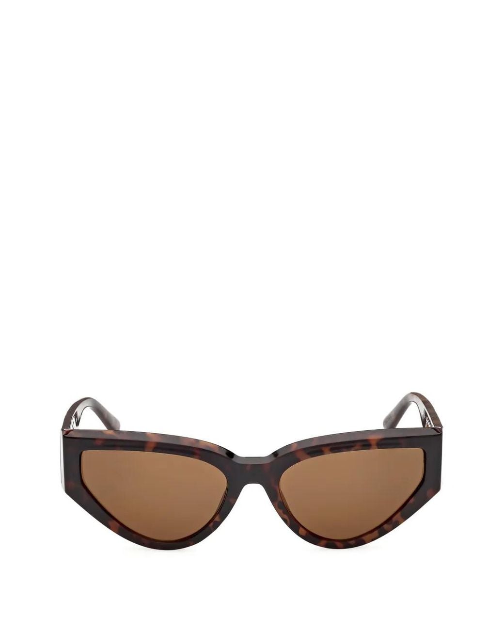 GUESS EYEWEAR Brown Tortoiseshell-Effect Cat-Eye Sunglasses