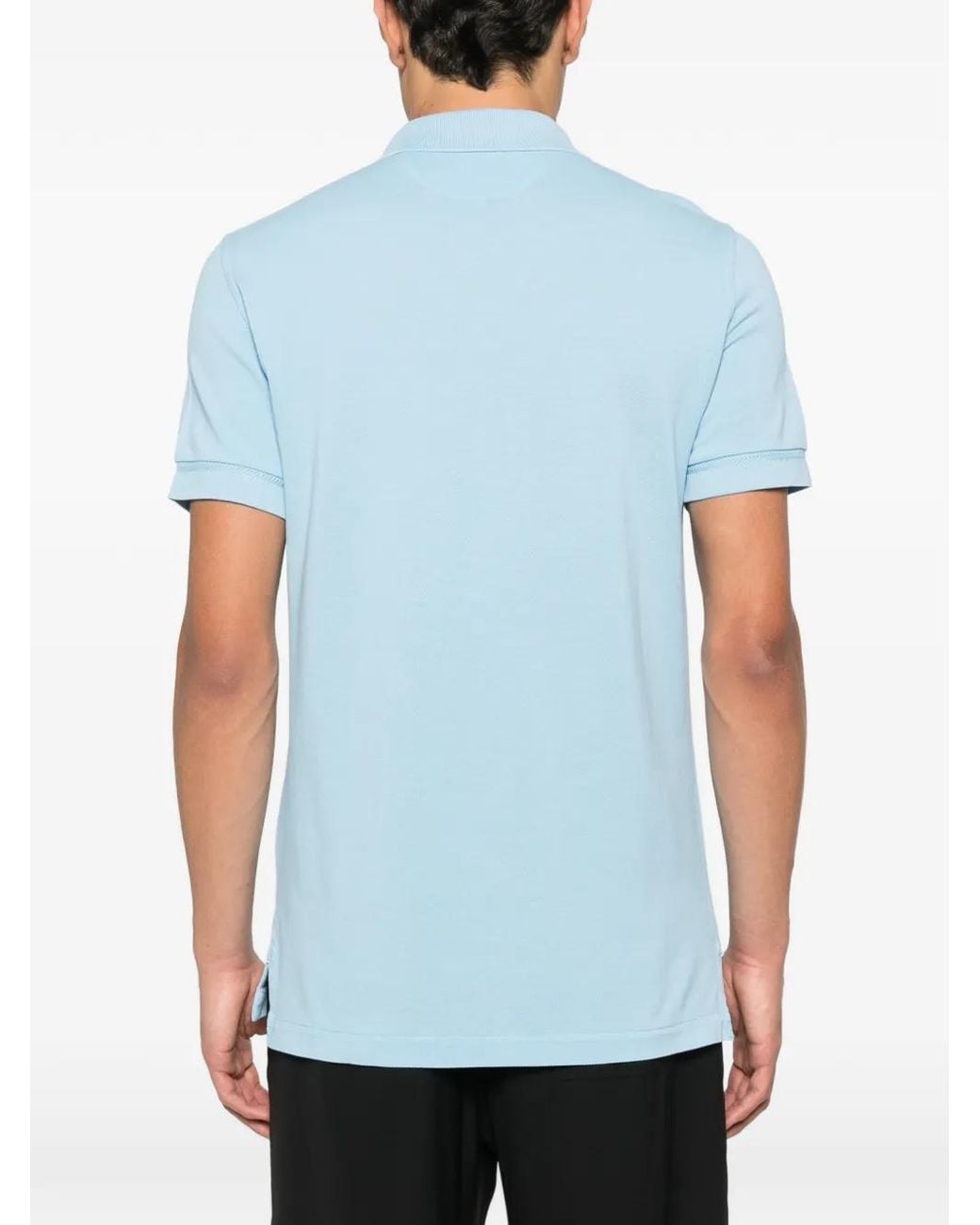 Tom Ford Blue Solid Polo for men