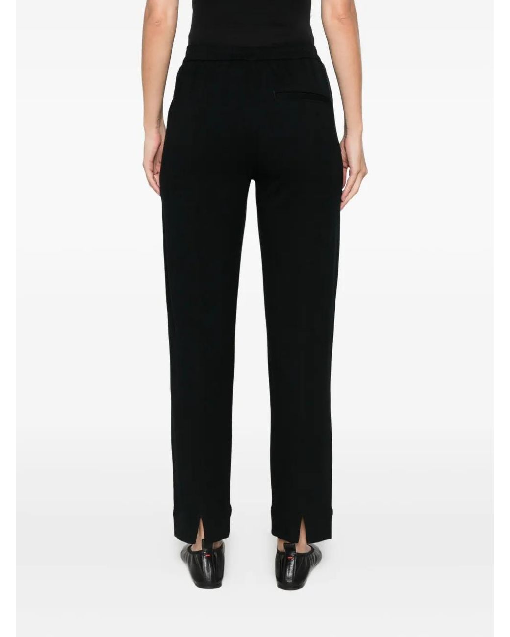 Marc O' Polo Black Elasticated-Waistband Trousers