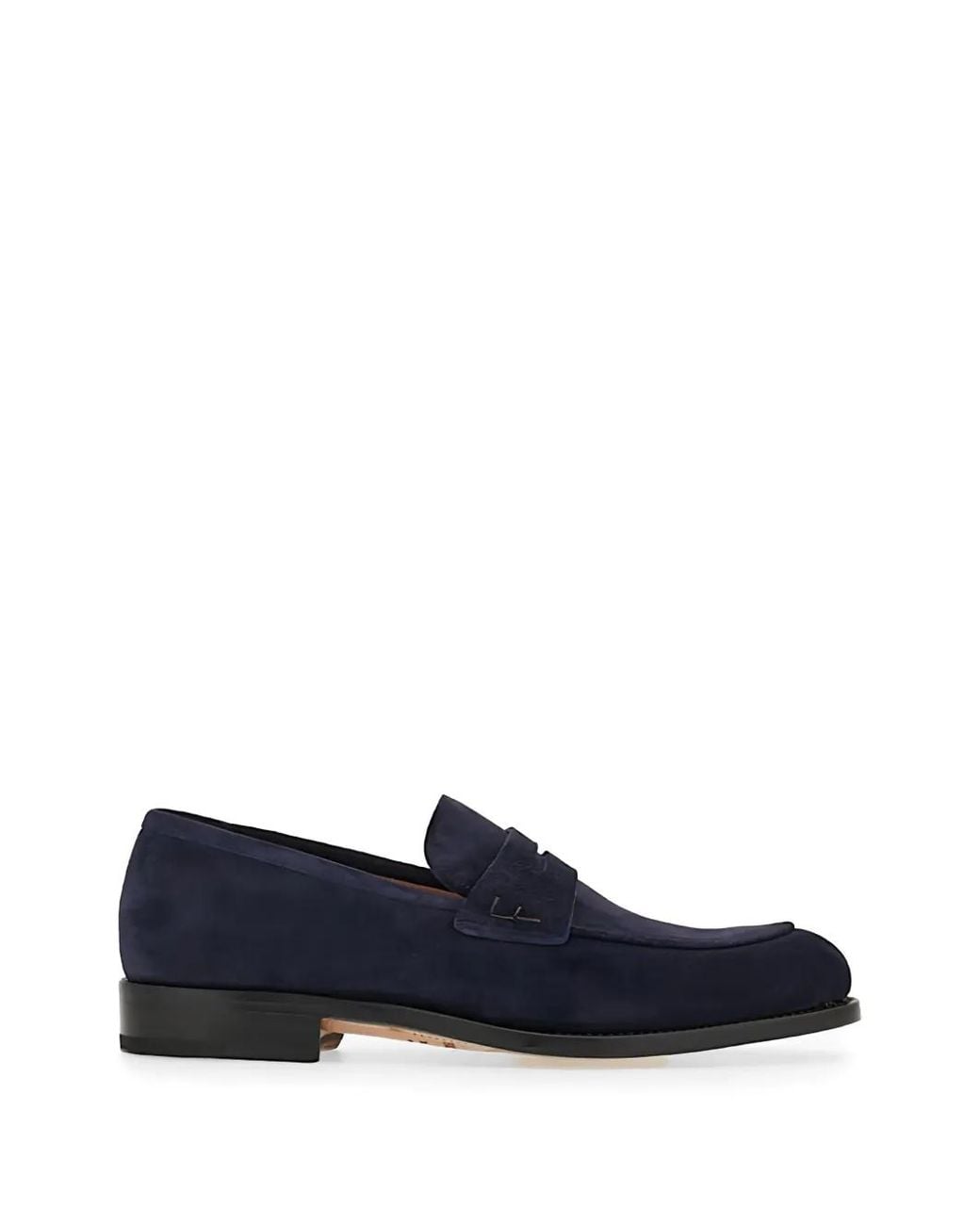 Ferragamo Blue Penny Loafers for men