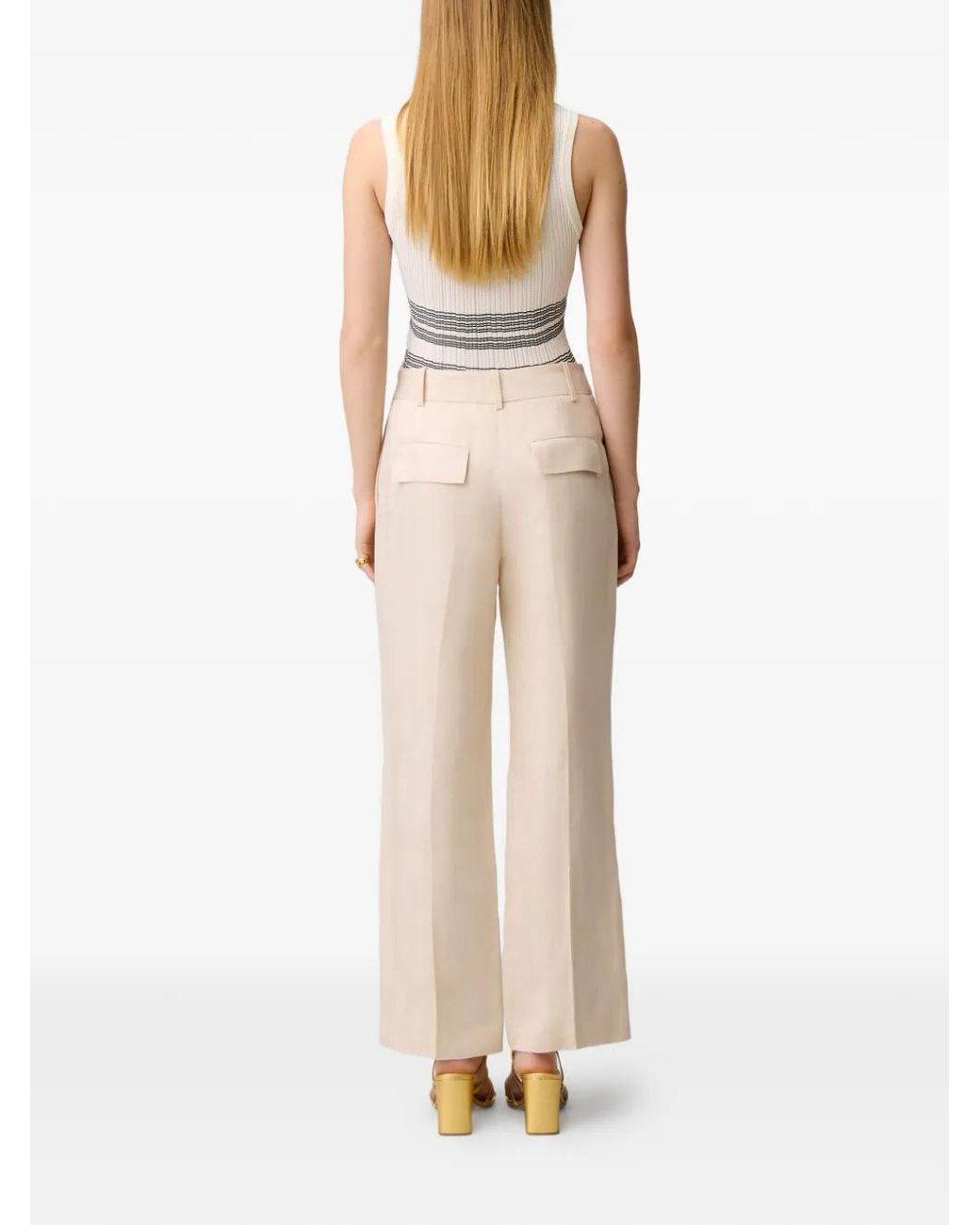 Claudie Pierlot Flared Broek in het Natural