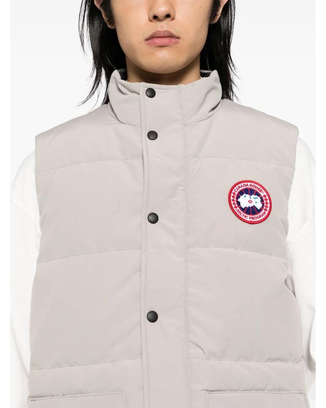 Canada Goose Gray Freestyle Vest for men
