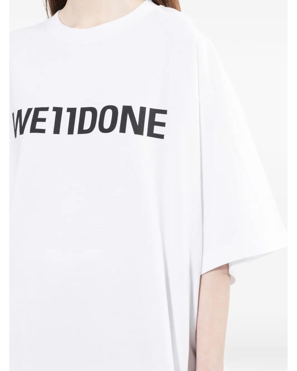 we11done White Logo T-Shirt