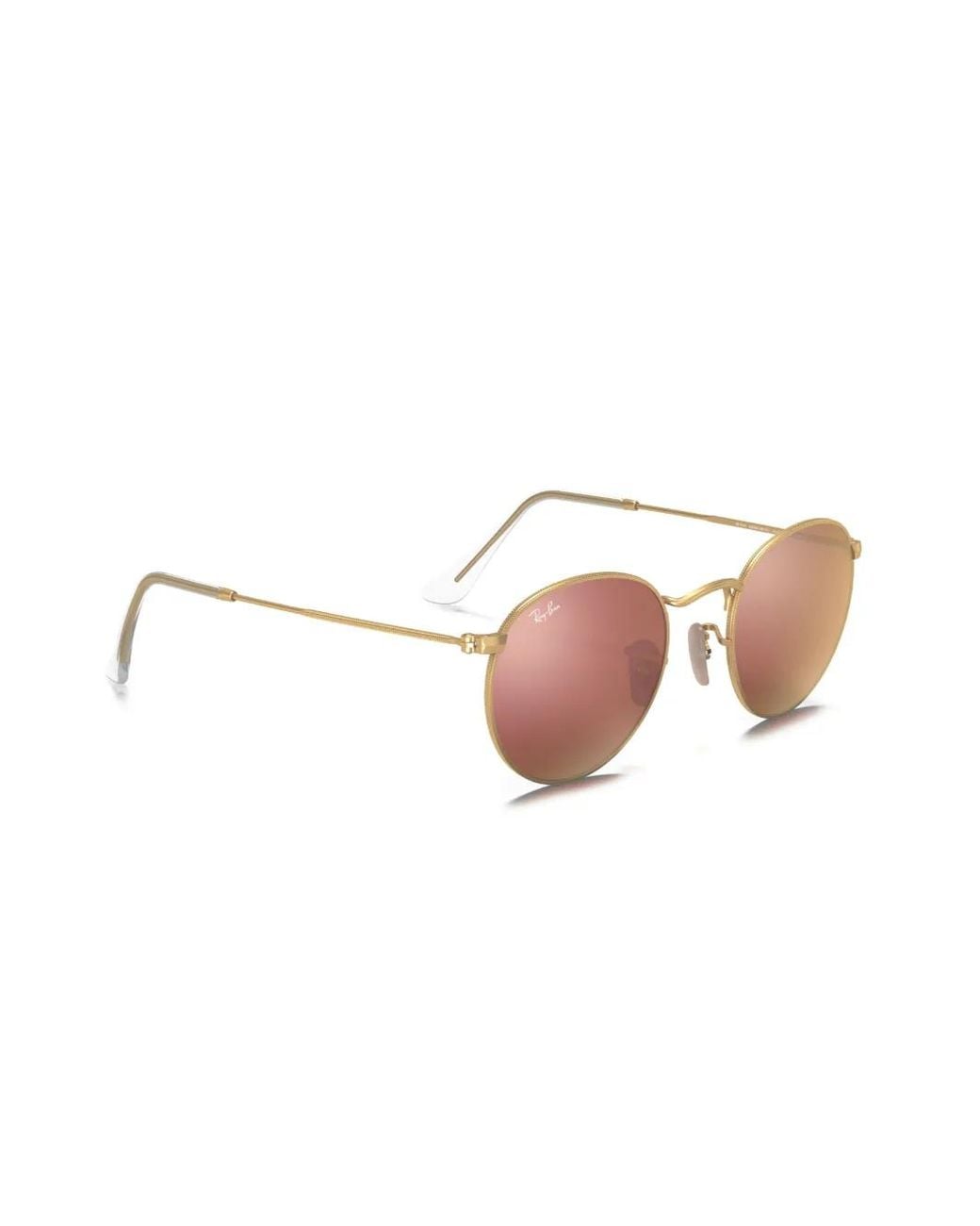 Ray-Ban Pink Round Flash Lenses Sunglasses