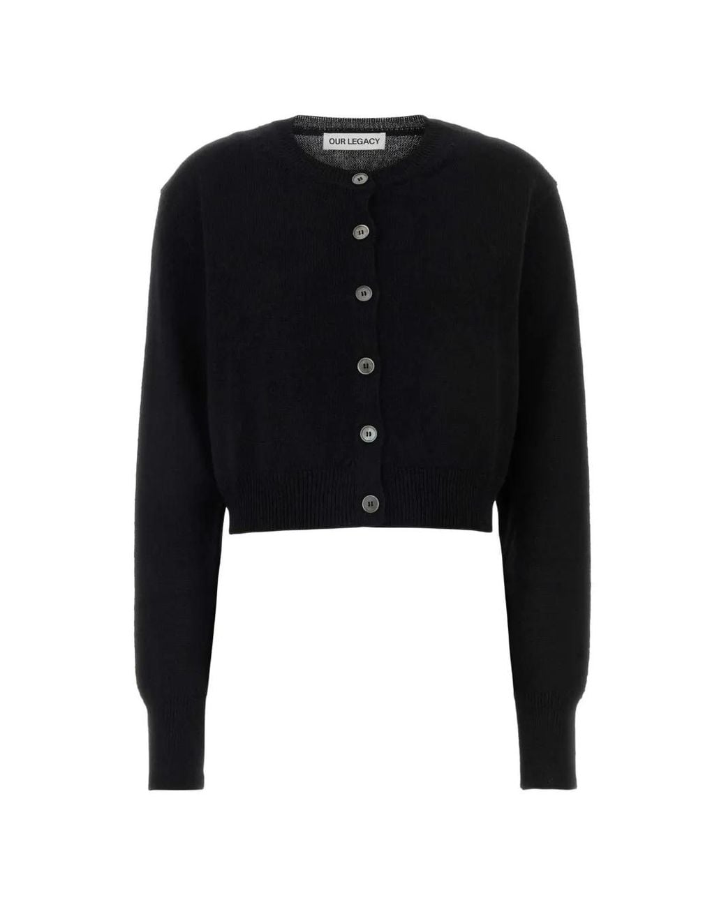 Our Legacy Black Micro Cardigan