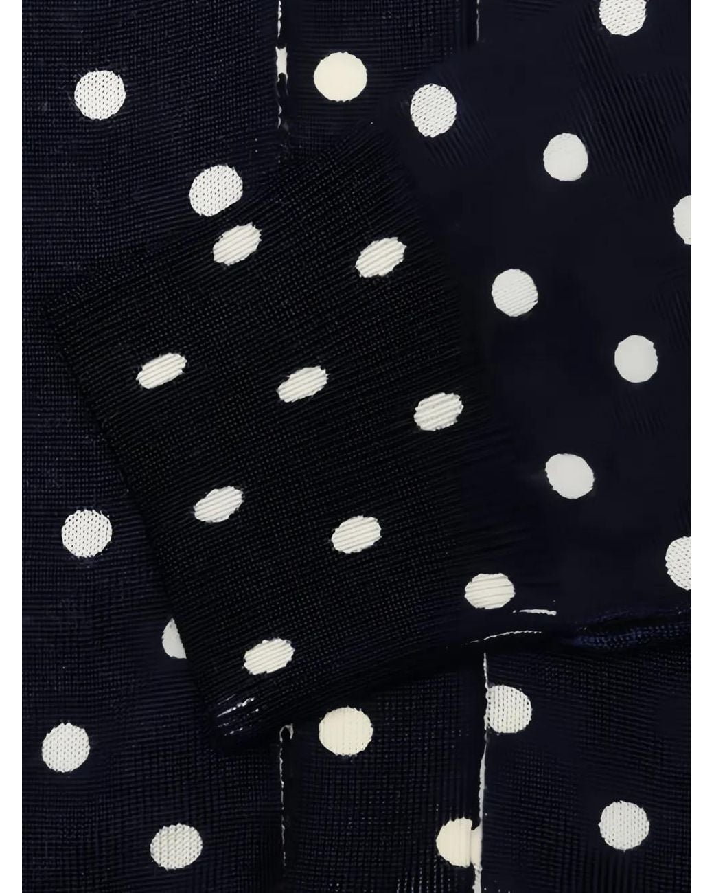 COMME DES GARÇONS PLAY Blue Polka Dot Cardigan for men