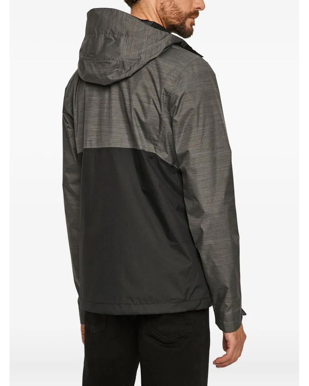 Columbia Black Two-Tone Hooded Jacket for men