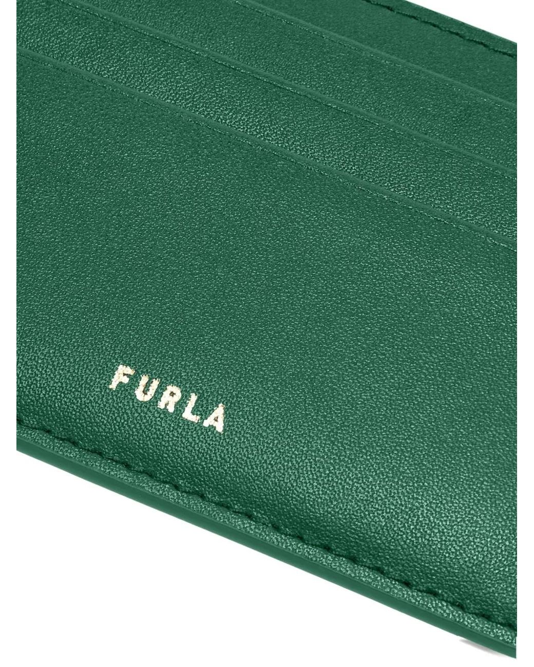 Furla Green Allegra Card Case S