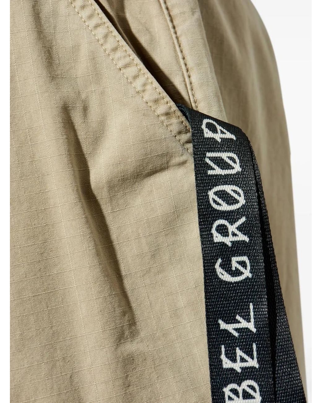 44 Label Group White Cotton Bermuda Shorts for men