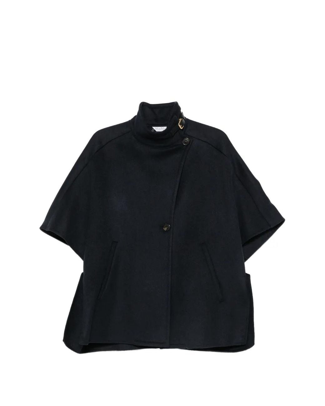 Max Mara Black Veste En Cachemire À Détail De Boucle