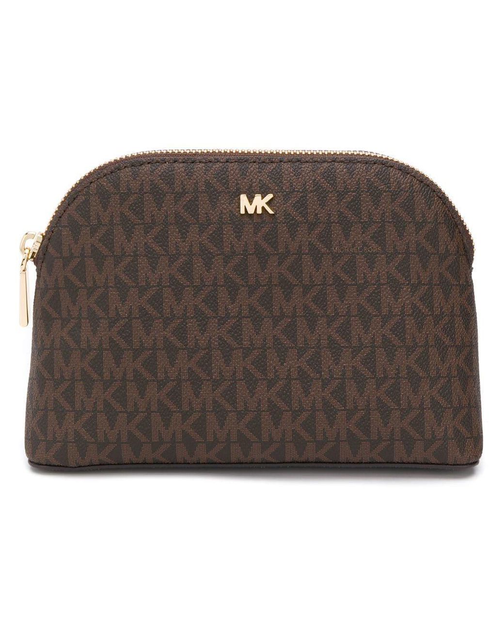 Let de trois trousse de toilette zipp?�e MICHAEL Michael Kors en coloris Marron | Lyst