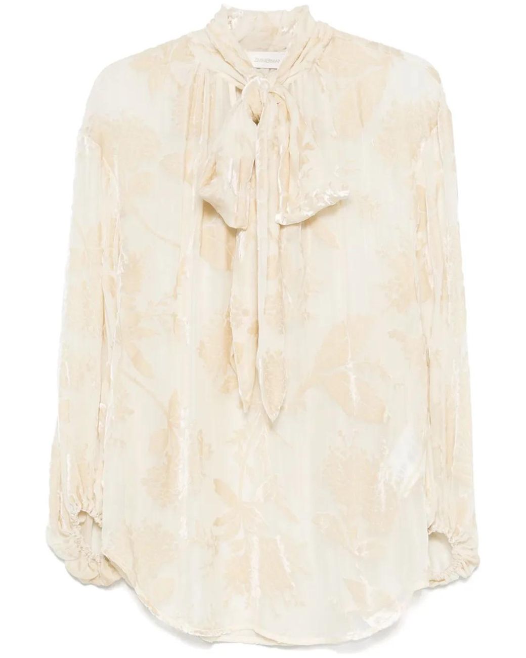 Zimmermann Natural Burnout Blouse