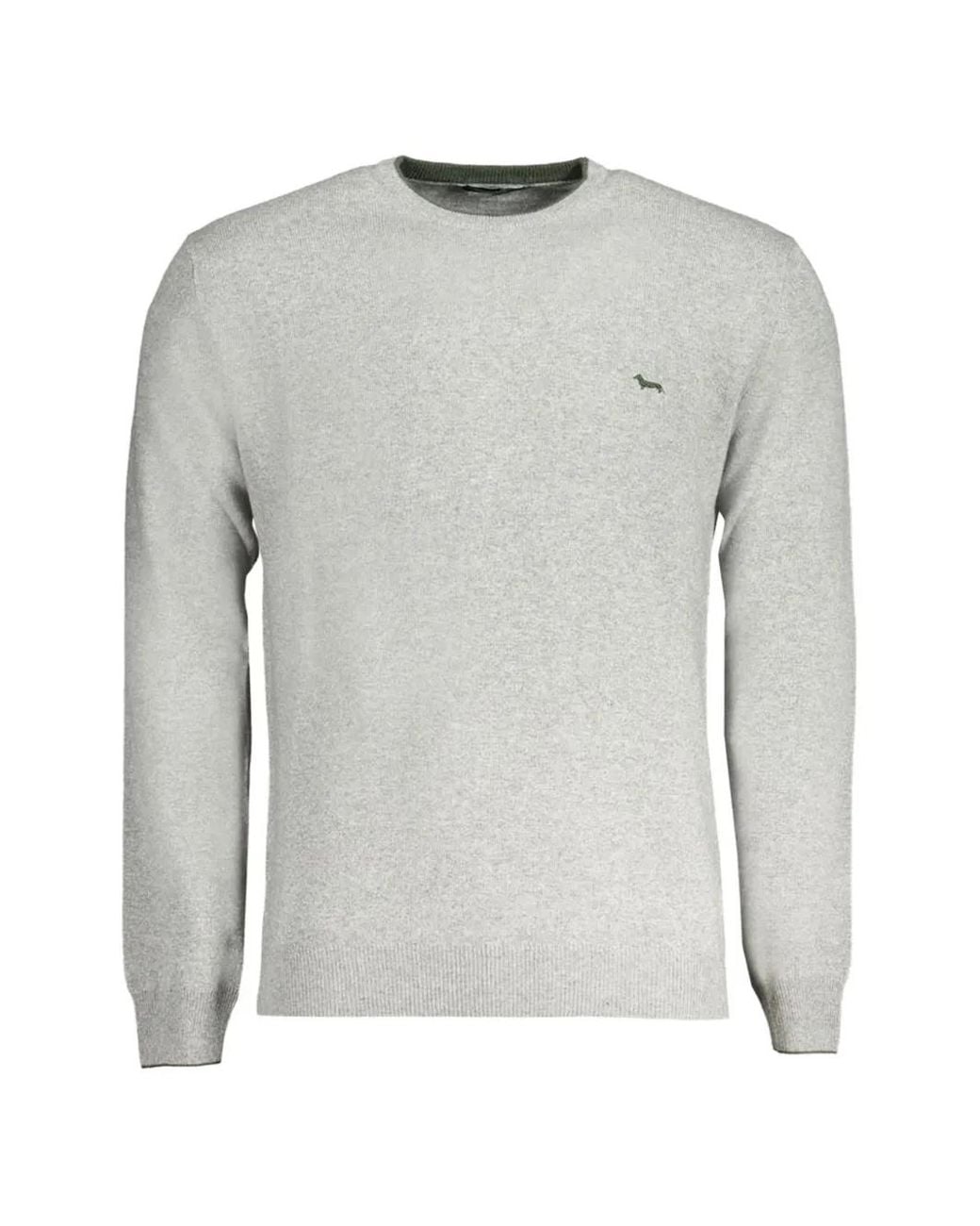 Harmont & Blaine Gray Pull À Logo Brodé for men