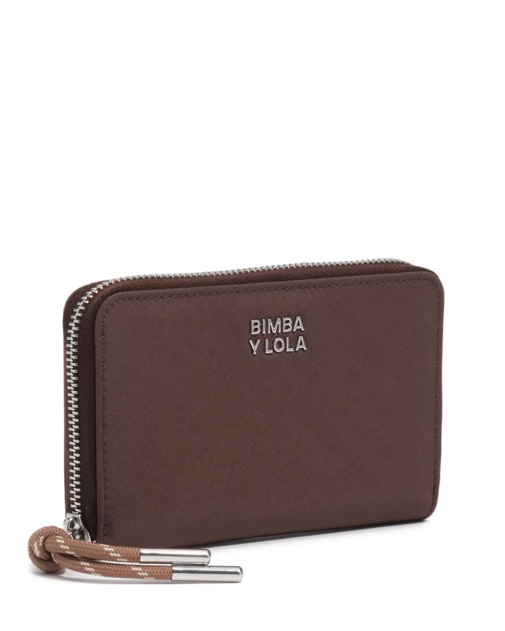 Bimba Y Lola Brown Medium Nylon Mocha Wallet